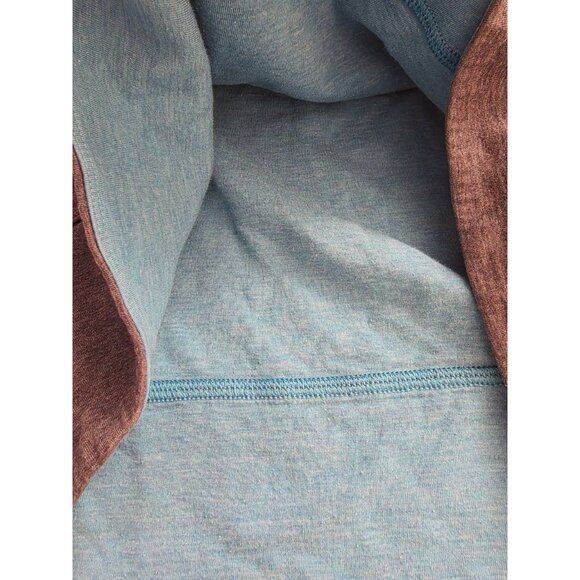 Lululemon reversible sweatshirt long sleeve blue Large A001487 - Picture 5 of 6